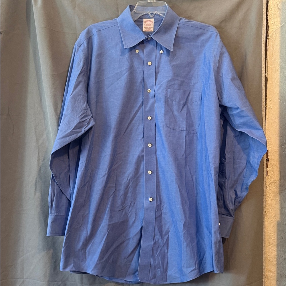 Brooks Brothers Men’s Classic Blue  Button Shirt